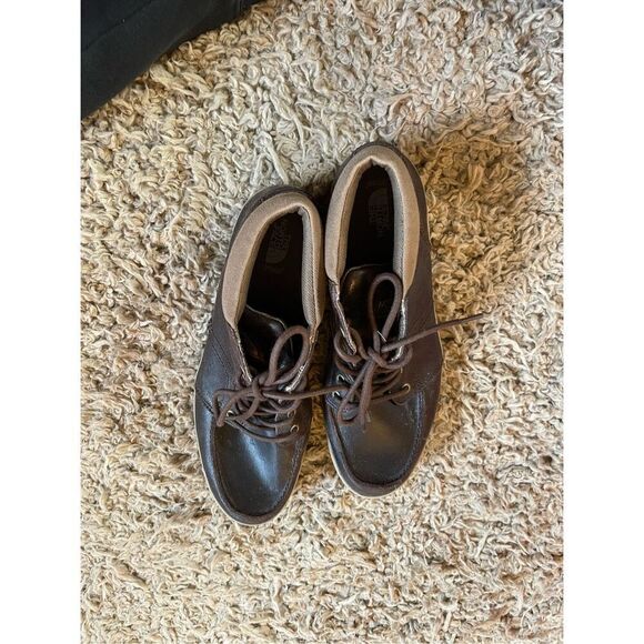 The North Face Mens Brown Leather Chukka‎ Boots  Shoes 10 main image 4